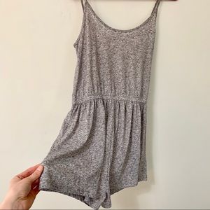 H&M Grey Knit Romper Size Small